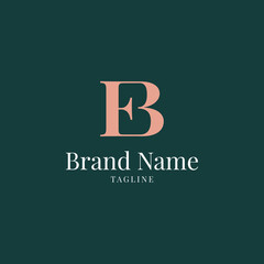EB fashion elegance luxury logo