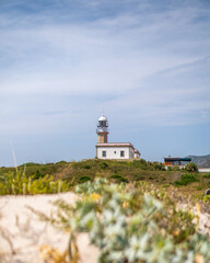 Faro de Larino en Galicia