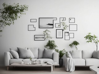 A modern, minimalist living space