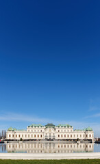Fototapeta na wymiar Upper Belvedere baroque palace in Vienna, Austria