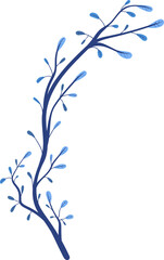 tree branch blue