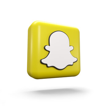 Snapchat Logo On Transparent Background.