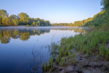 landscape with lake