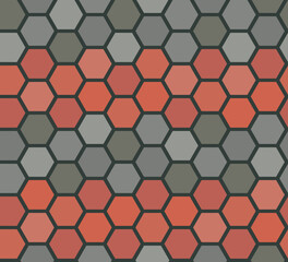 Stone floor tiles. Color block seamless pattern