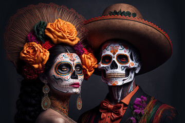 Day Of the Dead Couple