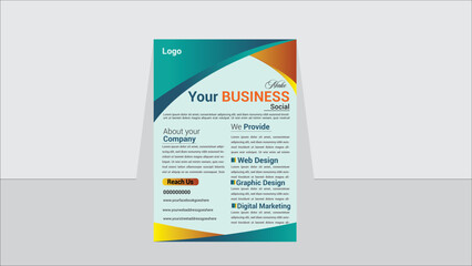 modern flyer template design layout banner,web,leaflet,