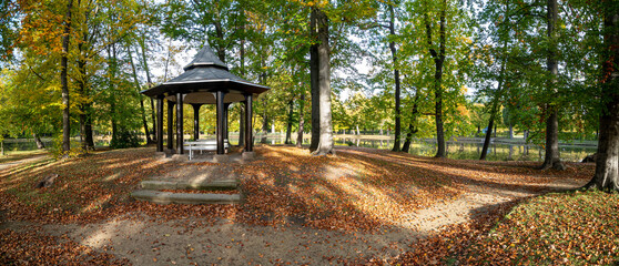 Pavillon im Park von Zabeltitz