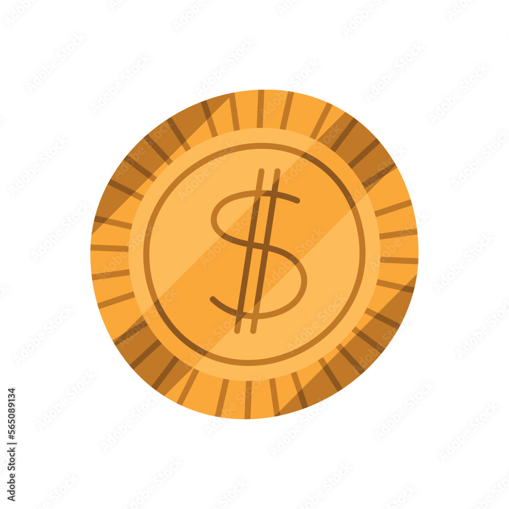 Wall mural coin money dollar