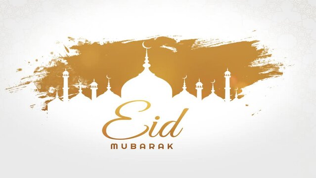 Eid-mubarak greetings background 4k  