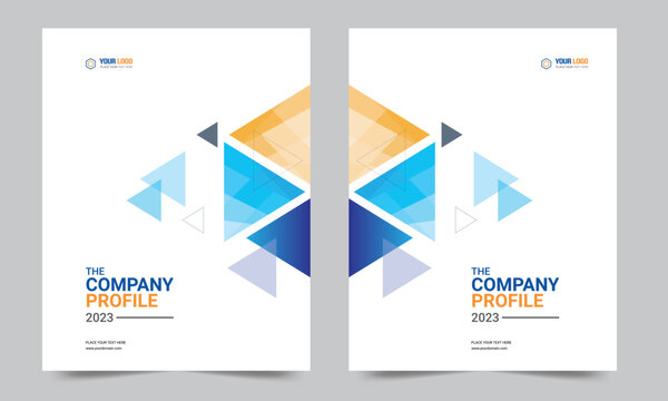 Cover design for annual report and business catalog, magazine, flyer or booklet. Brochure template layout. A4 cover vector EPS-10
