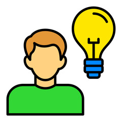 Idea Filled Line Icon