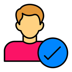 Accepted Filled Line Icon