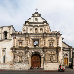 Obraz premium Quetzaltenango (Xela), Guatemala, Catedral Espíritu Santo, Facade from 1535