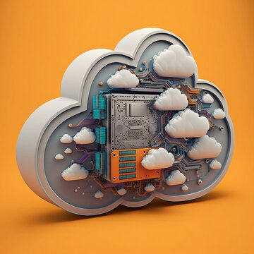 Cloud computing concept