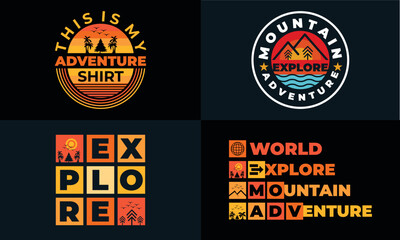 best retro typography t shirt for travel lover's and tourist