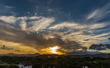Spectacular photographs of sunsets in Molise, Italy