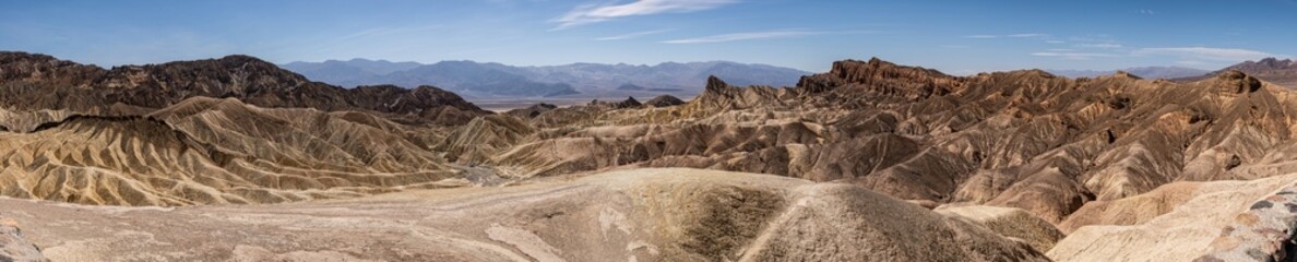 Fototapeta na wymiar Zabriskie Lookout in Death Valley National Park