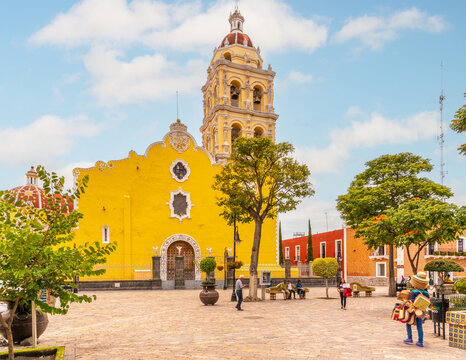Pueblo M&aacute;gico de Atlixco en Puebla, M&eacute;xico 