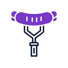 sausage icon for your website, mobile, presentation, and logo design.