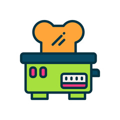 toaster icon for your website, mobile, presentation, and logo design.