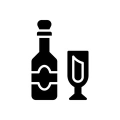 wine icon for your website, mobile, presentation, and logo design.