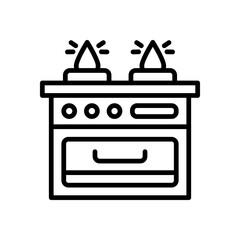stove icon for your website, mobile, presentation, and logo design.