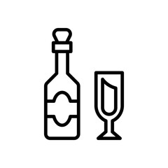 wine icon for your website, mobile, presentation, and logo design.