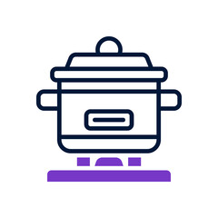 hot pot icon for your website, mobile, presentation, and logo design.