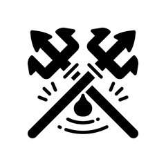 trident icon for your website, mobile, presentation, and logo design.