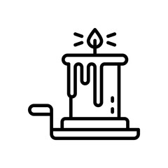 candle icon for your website, mobile, presentation, and logo design.