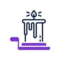 candle icon for your website, mobile, presentation, and logo design.