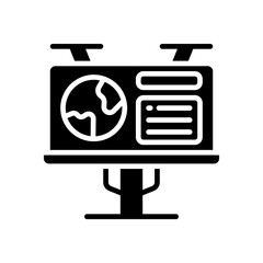 billboard icon for your website, mobile, presentation, and logo design.