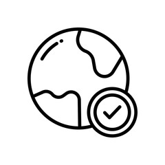 earth icon for your website, mobile, presentation, and logo design.