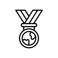 medal icon for your website, mobile, presentation, and logo design.