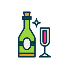 wine icon for your website, mobile, presentation, and logo design.