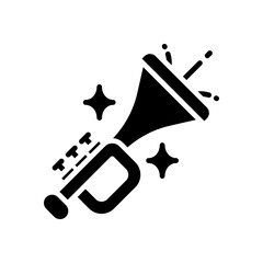 trumpet icon for your website, mobile, presentation, and logo design.