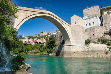 Mostar bridge in Bosnia and Herzegovina