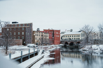 Winter in Penn Yan - obrazy, fototapety, plakaty