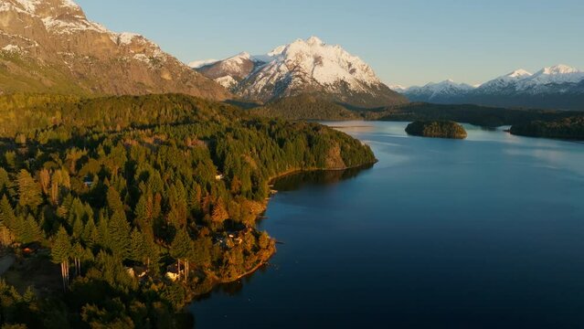 Aerial Shot Of Parque Nacional Nahuel Huapi