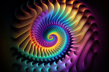 Abstract sparkle hologram colorful background, futuristic technology  AI Generated