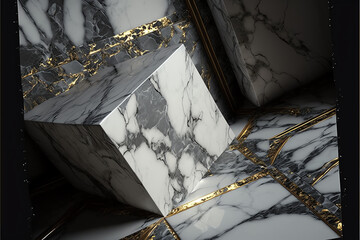 Marble Texture Geometric: High Definition 4K Image of an Expensive Octane-Inspired Design