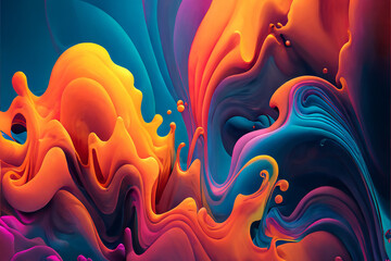 Fluid color background