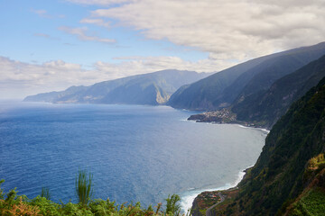 Obraz premium Costa norte da ilha da Madeira, Miradouro da Janela