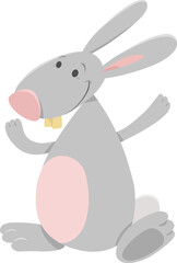 cartoon cute rabbit animal character