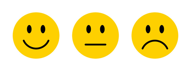 Fototapeta premium Smiley icon set