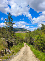 Fototapeta na wymiar Spanish village in the mountains