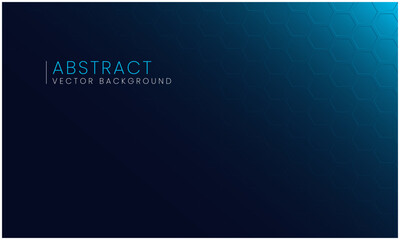 Obraz premium Abstract Dark Deep Blue Hexagon Vector Background