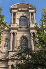 Saint-Gervais-Saint-Protais (1494 - 1657) a Roman Catholic parish church on Place Saint-Gervais in the Paris Marais district. Paris. France.