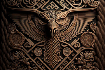 Abstract Viking Pattern
