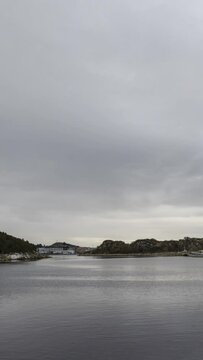 Verticel Timelapse of  the coast of western Norway